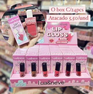 Lip gloss (cor sortido ) lua e neve